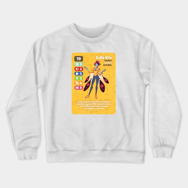 Zella - Crew Card Crewneck Sweatshirt by Orbiter & Rover